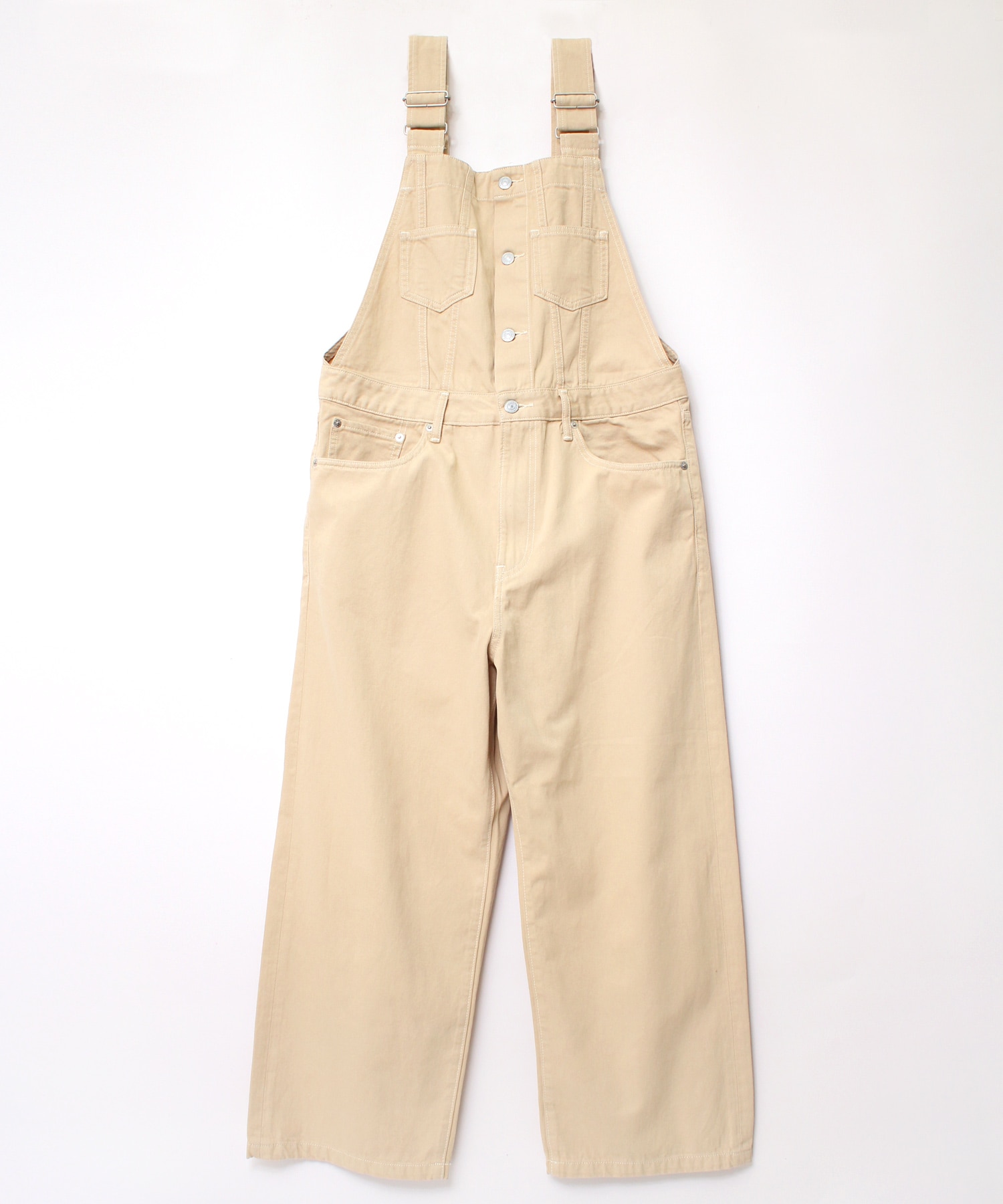 O0666 セットアップオーバーオール(M ベージュ): オールインワン - RNA