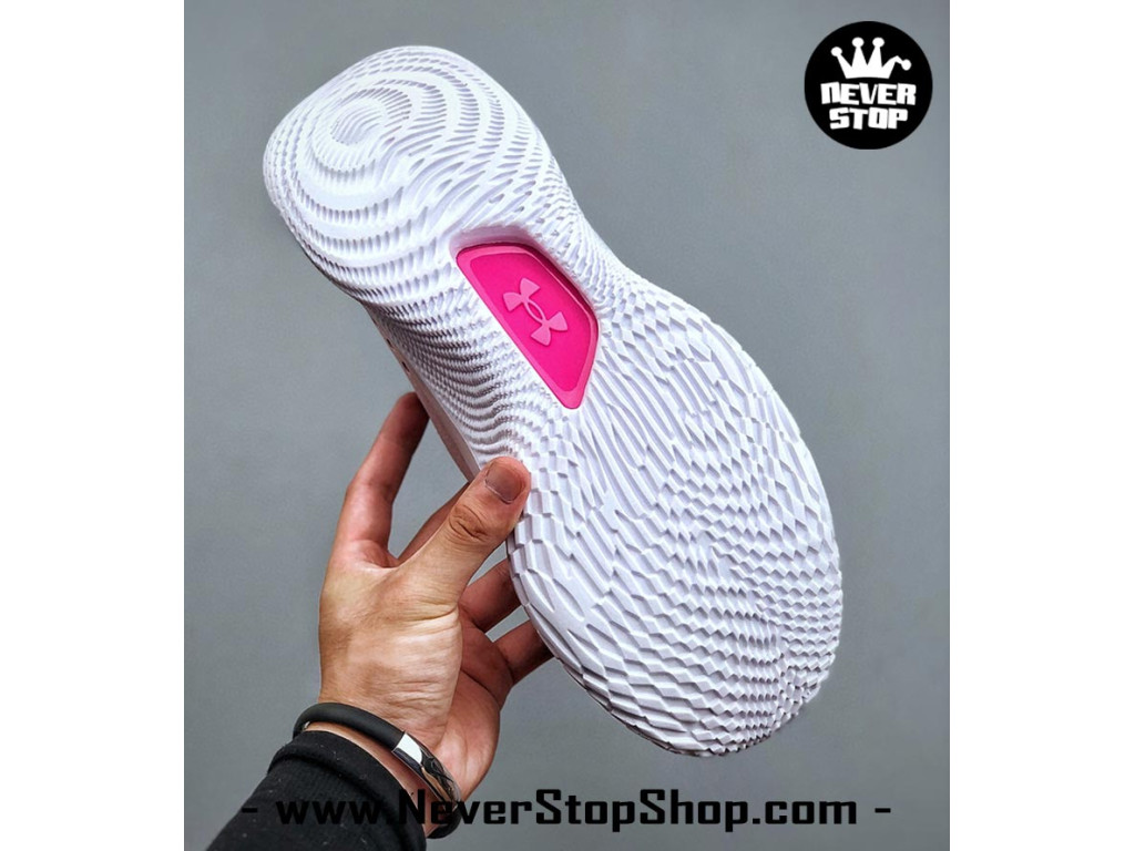 Giày bóng rổ UNDER ARMOUR CURRY 4 FLOTRO PINK WHITE nam