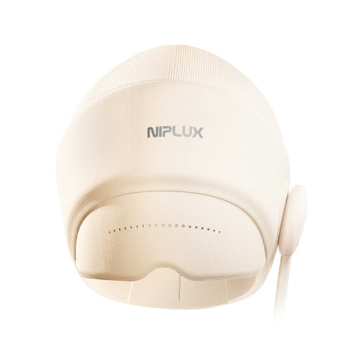 360°加圧で頭と目元を癒す】NIPLUX CHILLMET エア加圧ヘッドケア帽子