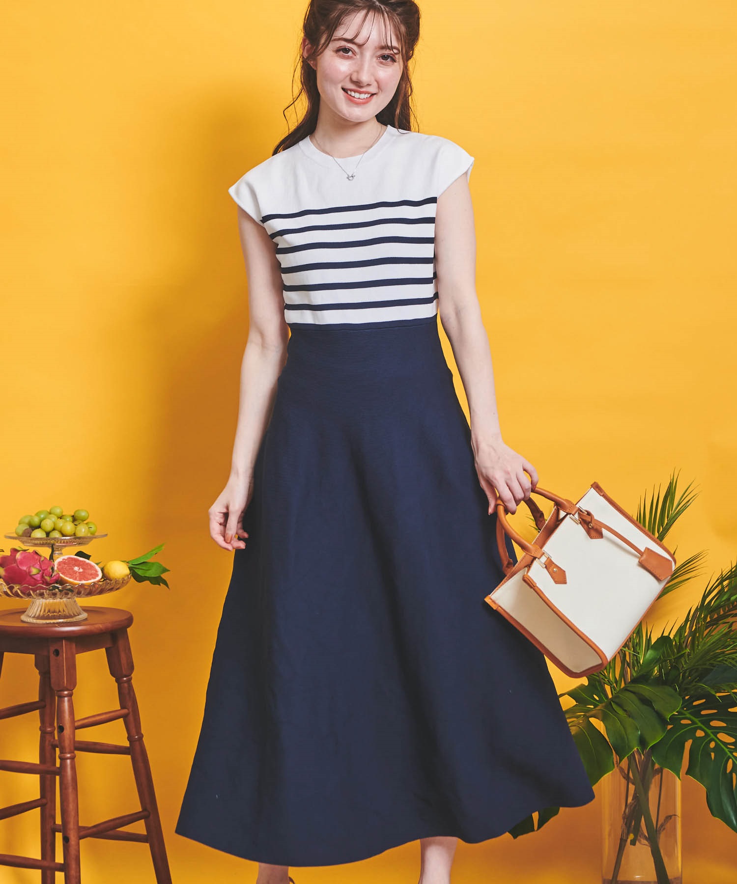 切替ニットワンピース | ニットワンピース | NOELA OFFICIAL WEB STORE