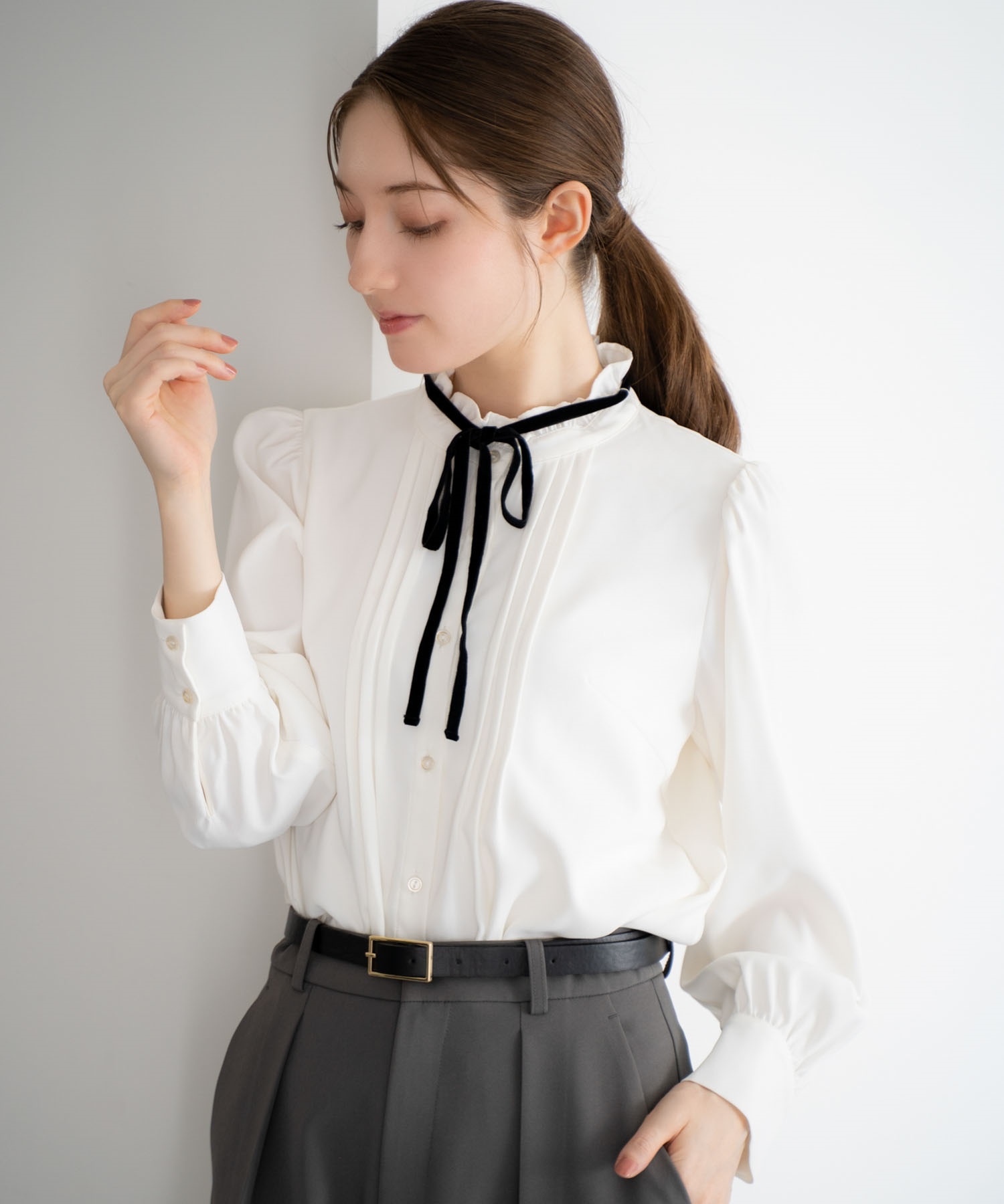 2WAYボウタイブラウス | シャツ・ブラウス | NOELA OFFICIAL WEB STORE