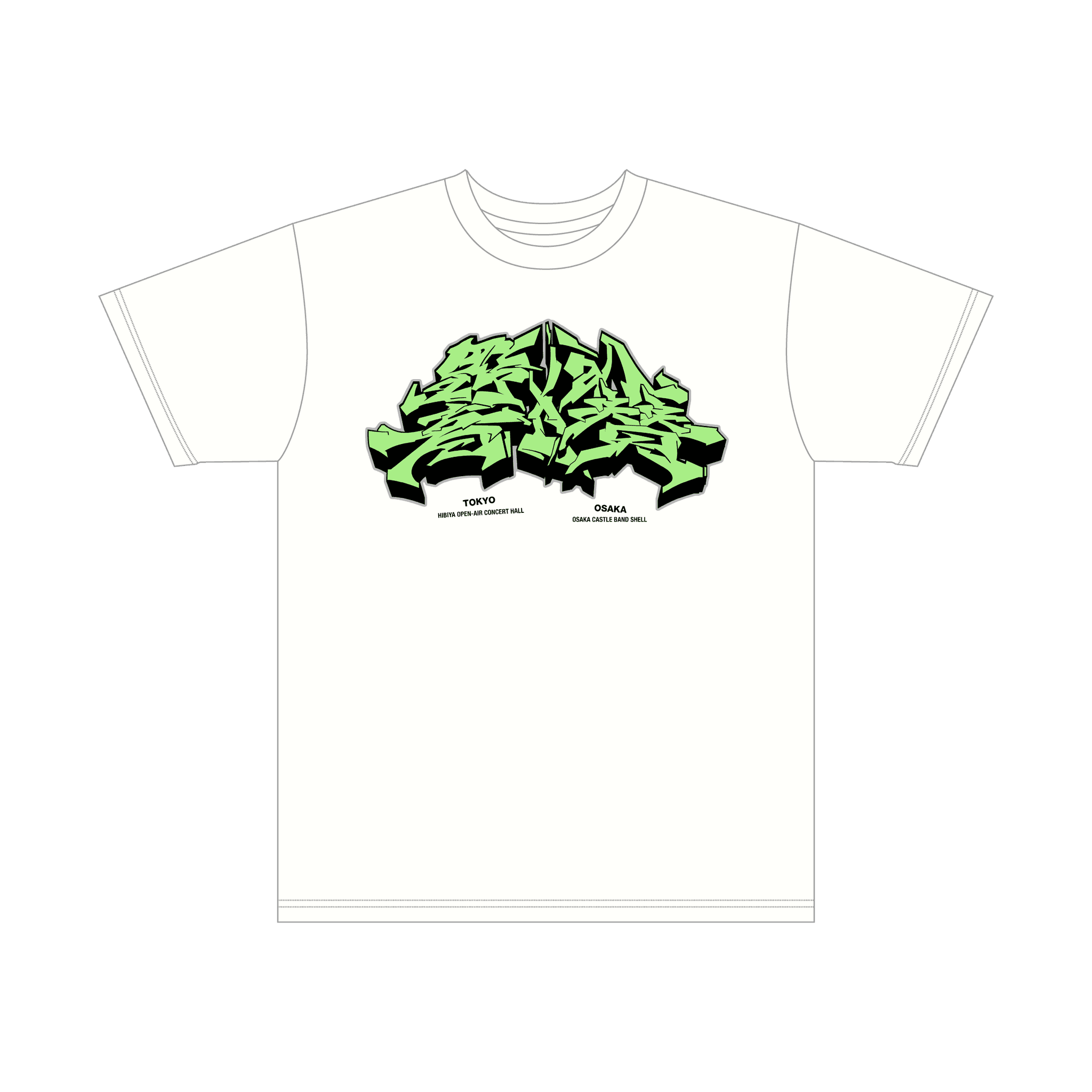 礼賛と野音 T-SHIRT / バニラホワイト / Official Goods Shop