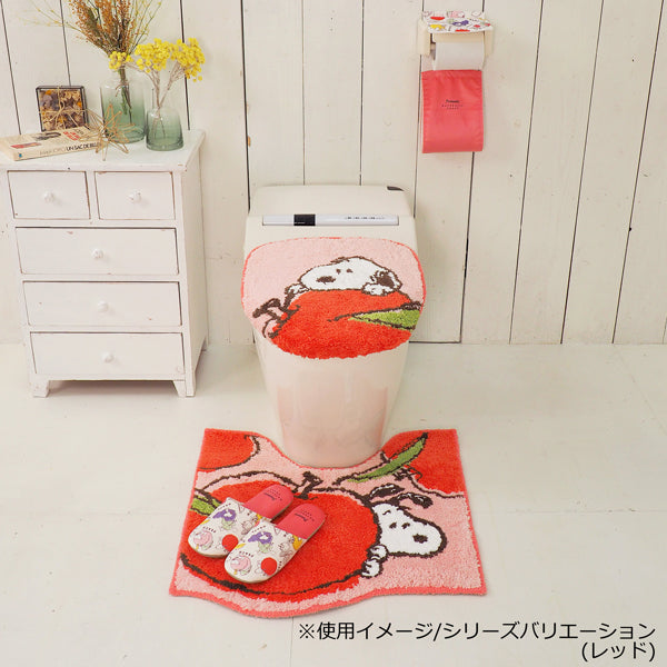 スヌーピー トイレマット 約58×60cm (フレッシュフルーツ)