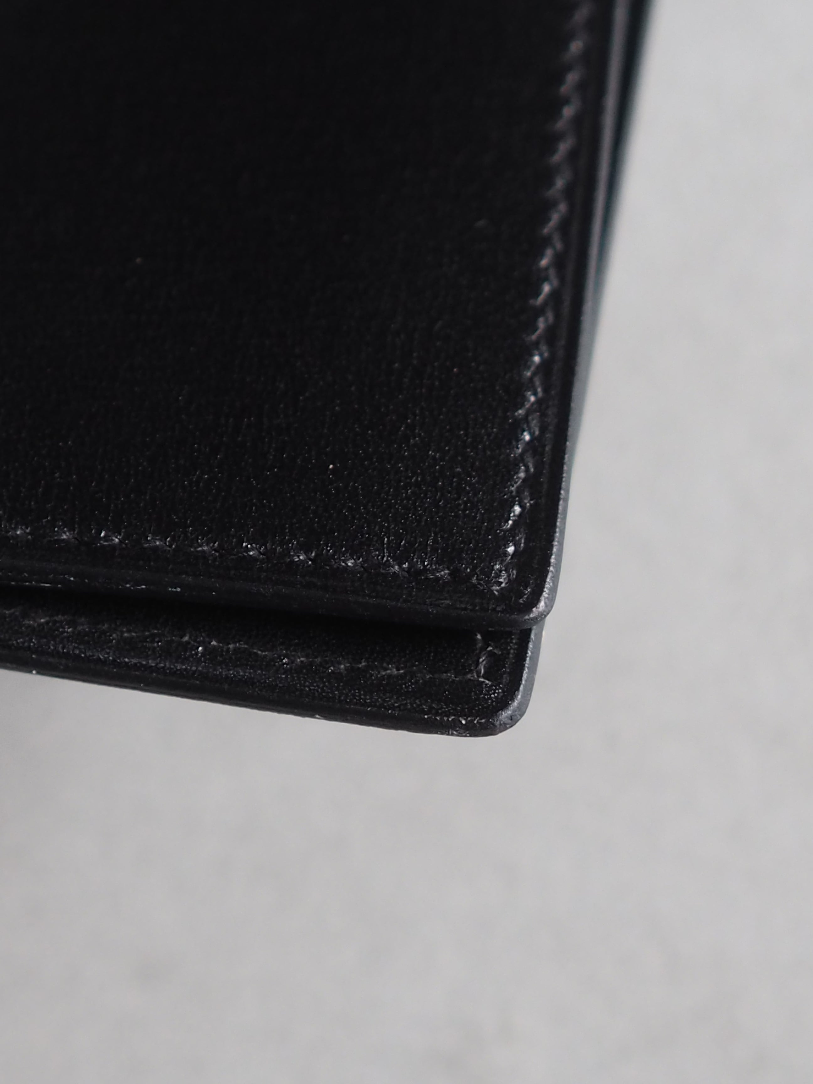 HERMES エルメス アジェンダ 手帳 財布 カードケース ブラック レザー