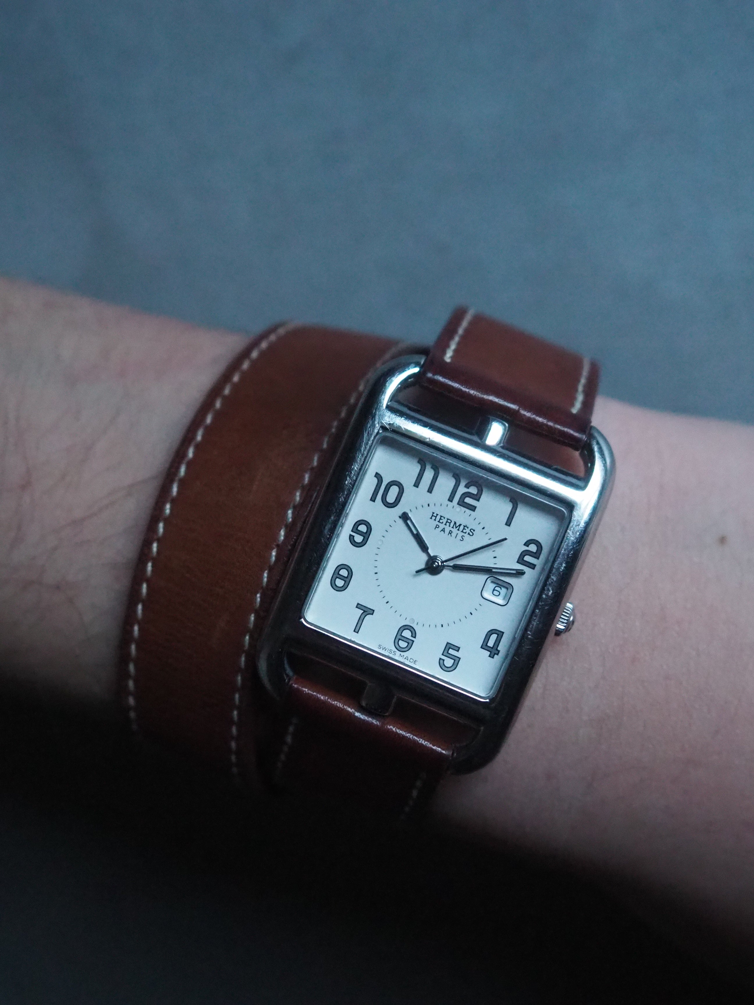 HERMES エルメス ケープコッド ドゥブルトゥール ウォッチ 腕時計
