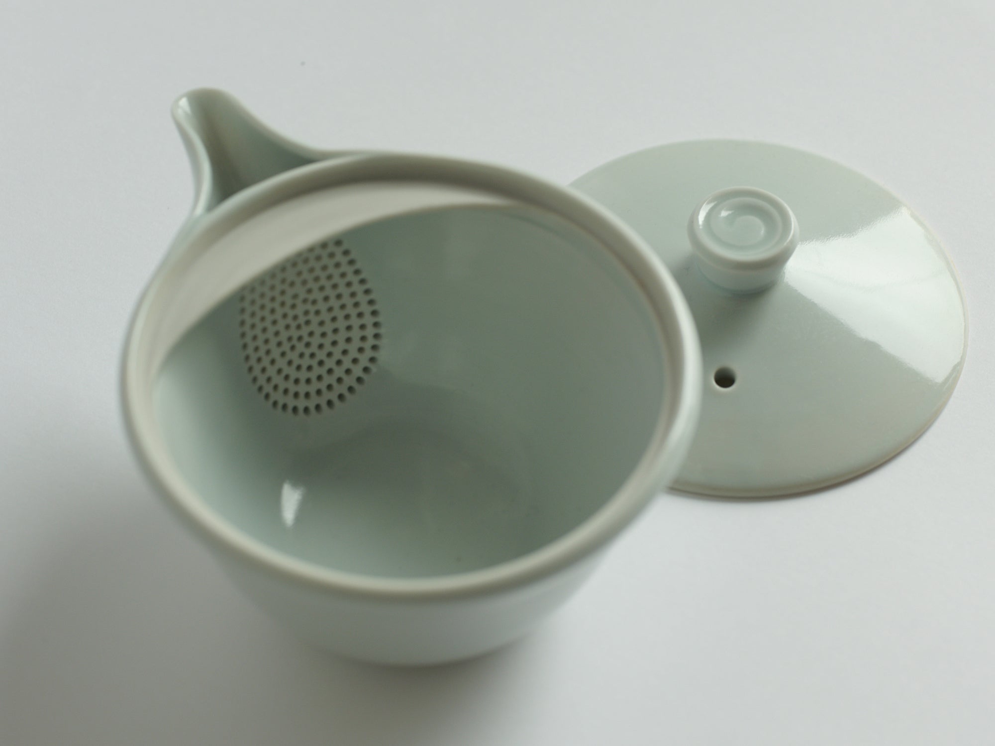 朝日焼 白磁宝瓶 櫻井焙茶研究所特別仕様