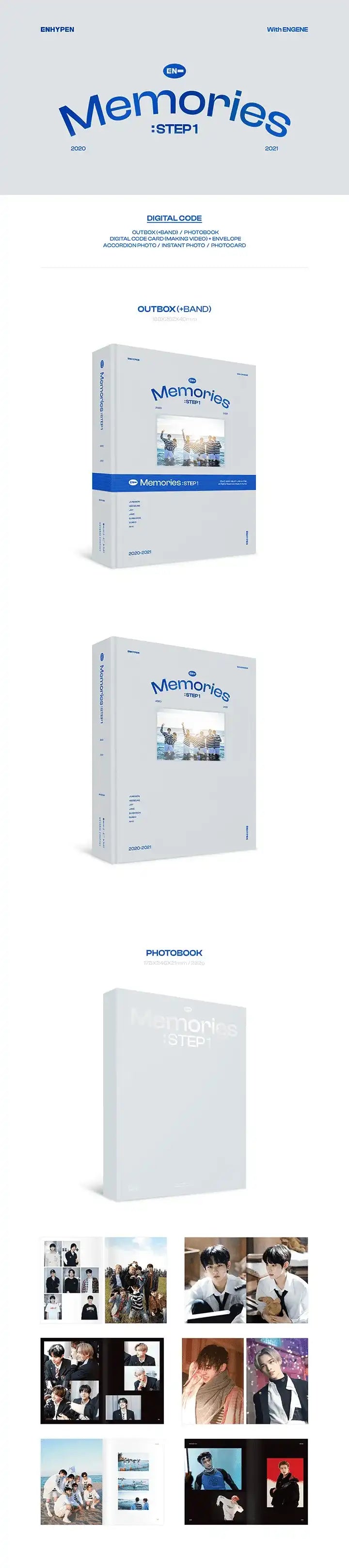 Buy Enhypen - Step 1 - Memories & Pieces of Memories 2020-2021