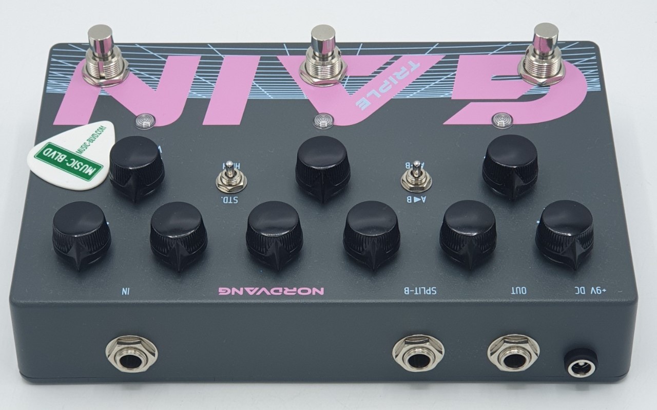 NORDVANG TRIPLE GAIN ギターエフェクター Nordvang Custom Triple