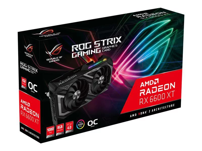 ASUS ROG STRIX Radeon RX 6600 XT 8GB GDDR6 Graphics Card