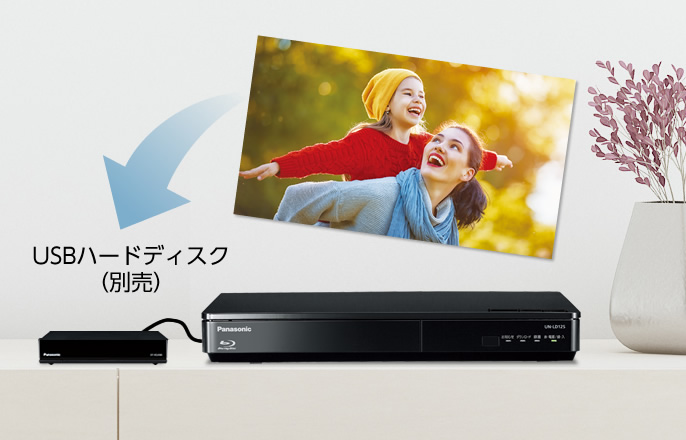 ハードディスクに録画できる | ポータブルテレビ（プライベート