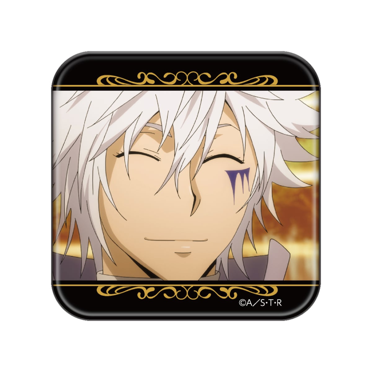 リボーン ボンゴレⅠ世 プリーモ スクエア缶バッジ その1