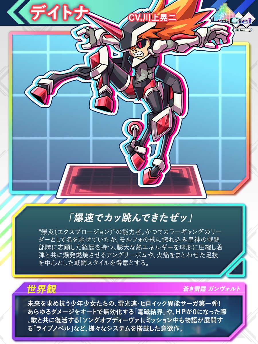 🃏#カルドアンシェル キャラクター紹介🃏 □デイトナ(CV.#川上晃二