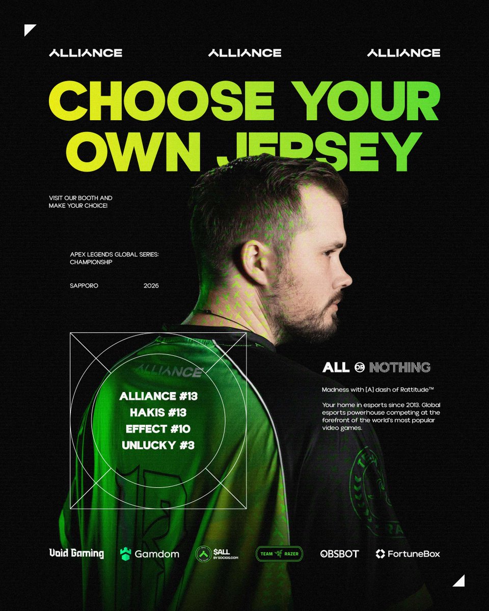 Apex ALGS Sapporo 札幌 Alliance Unlucky Apex ALGS Sapporo 札幌