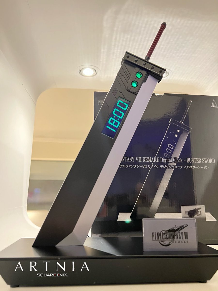 ARTNIA ファイナルファンタジーVII リメイク デジタルクロック