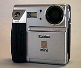 コニカ、35万画素CCD搭載のデジカメ「Q-mini」を発表