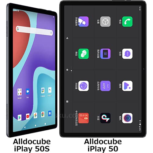 Alldocube iPlay 50S／50」の違い - フォトスク
