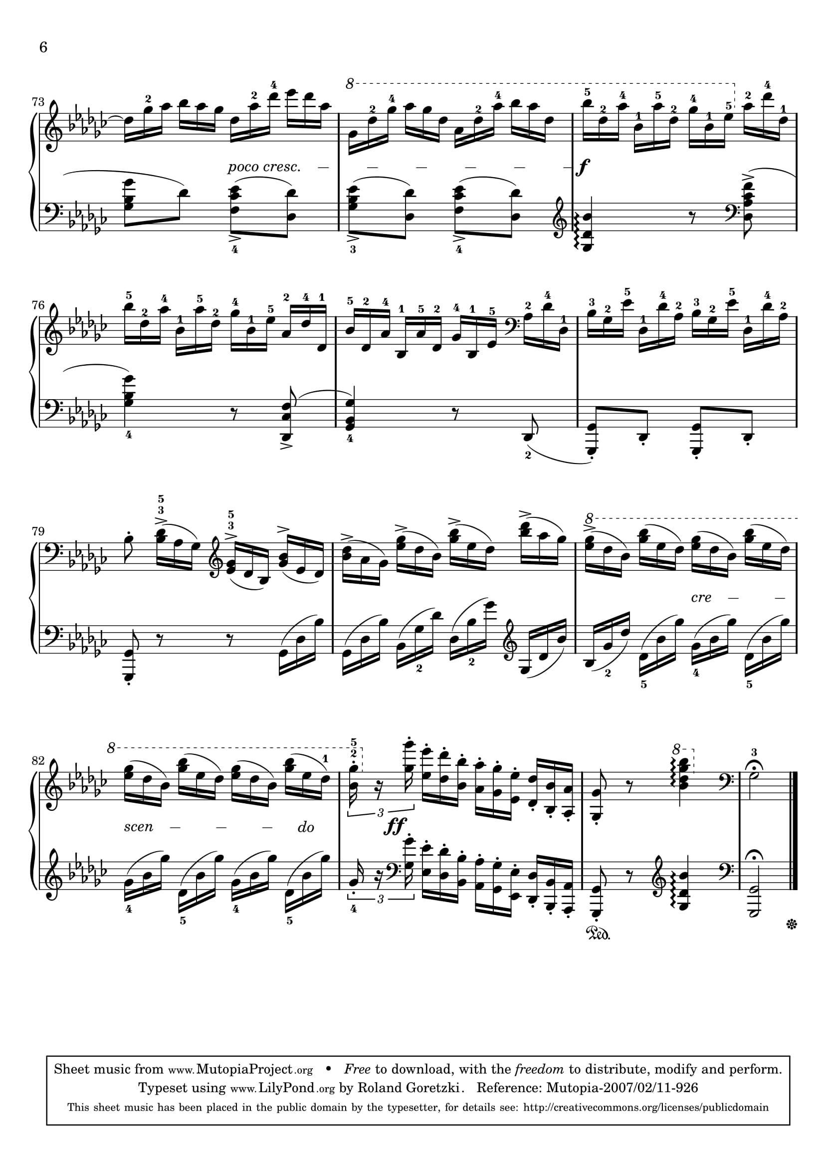 無料楽譜】ショパン「黒鍵のエチュード」