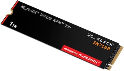 WD BLACK SN7100 1TB Internal SSD Gen 4 x4 NVMe WDBELG0010BBK-WRSN