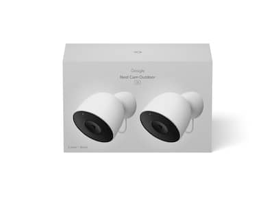 Google Nest Cam Outdoor (wired, 2nd gen) 2K Video and Gemini 2