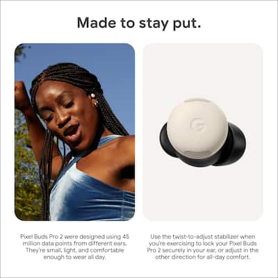 Google Pixel Buds Pro 2 Wireless Earbuds with Active Noise