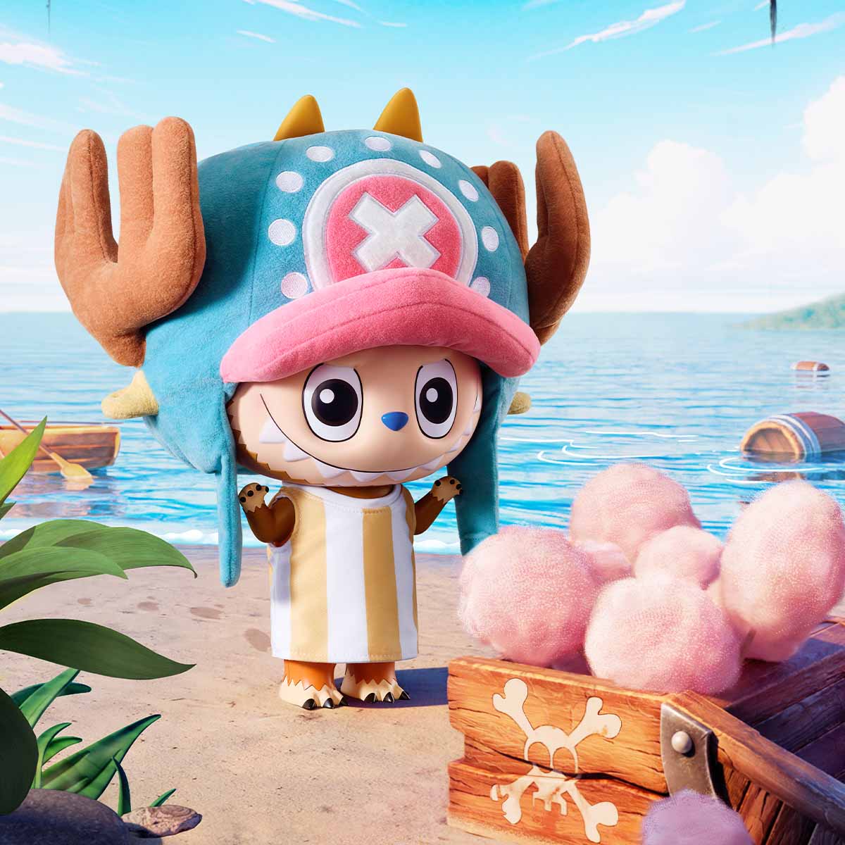 MEGA LABUBU 400% TONY TONY CHOPPER - POP MART (United States)