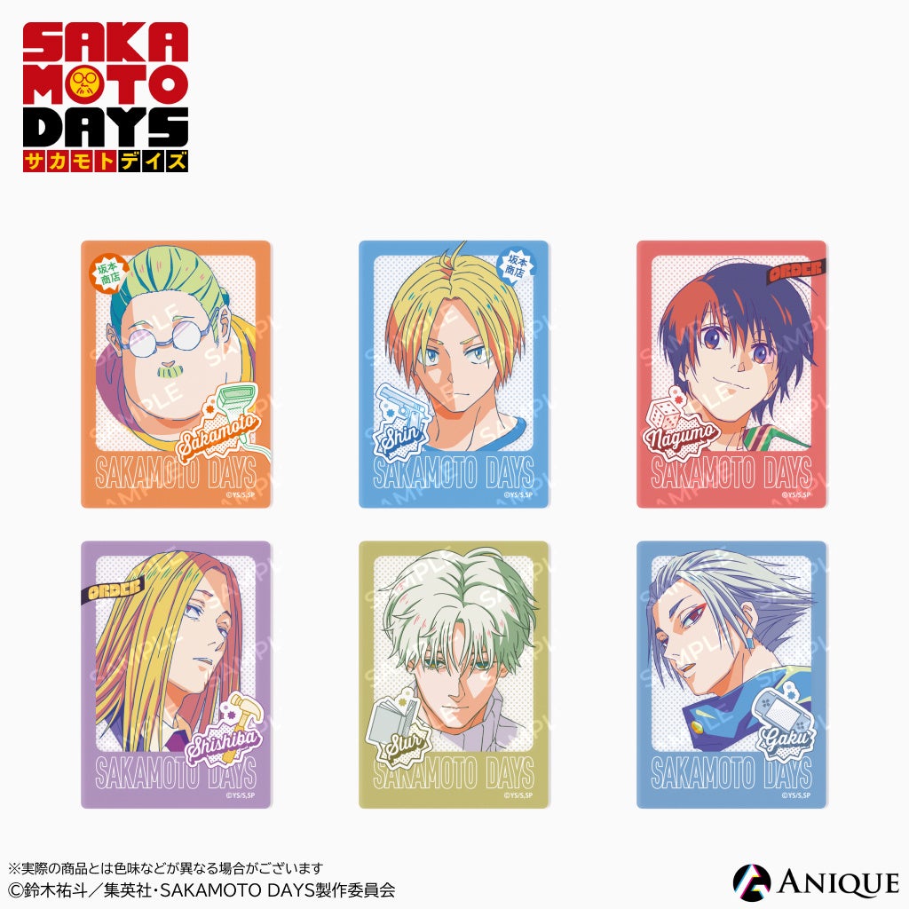 サカモトデイズ キャラクター人気投票 メダル風缶バッジ 神々廻
