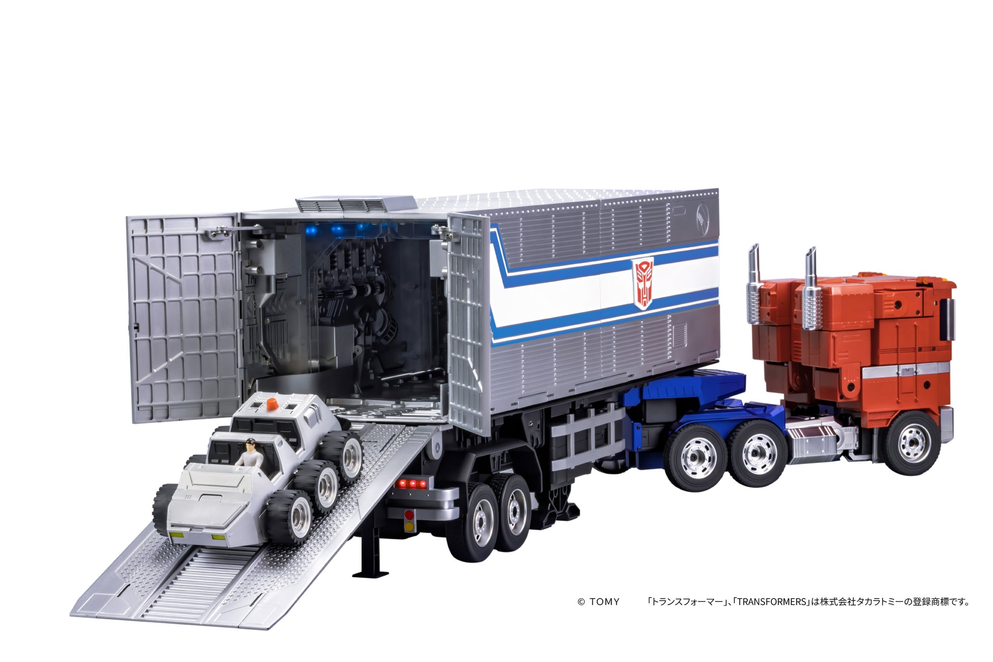 完全自動変形「フラッグシップ オプティマスプライム トレーラーセット