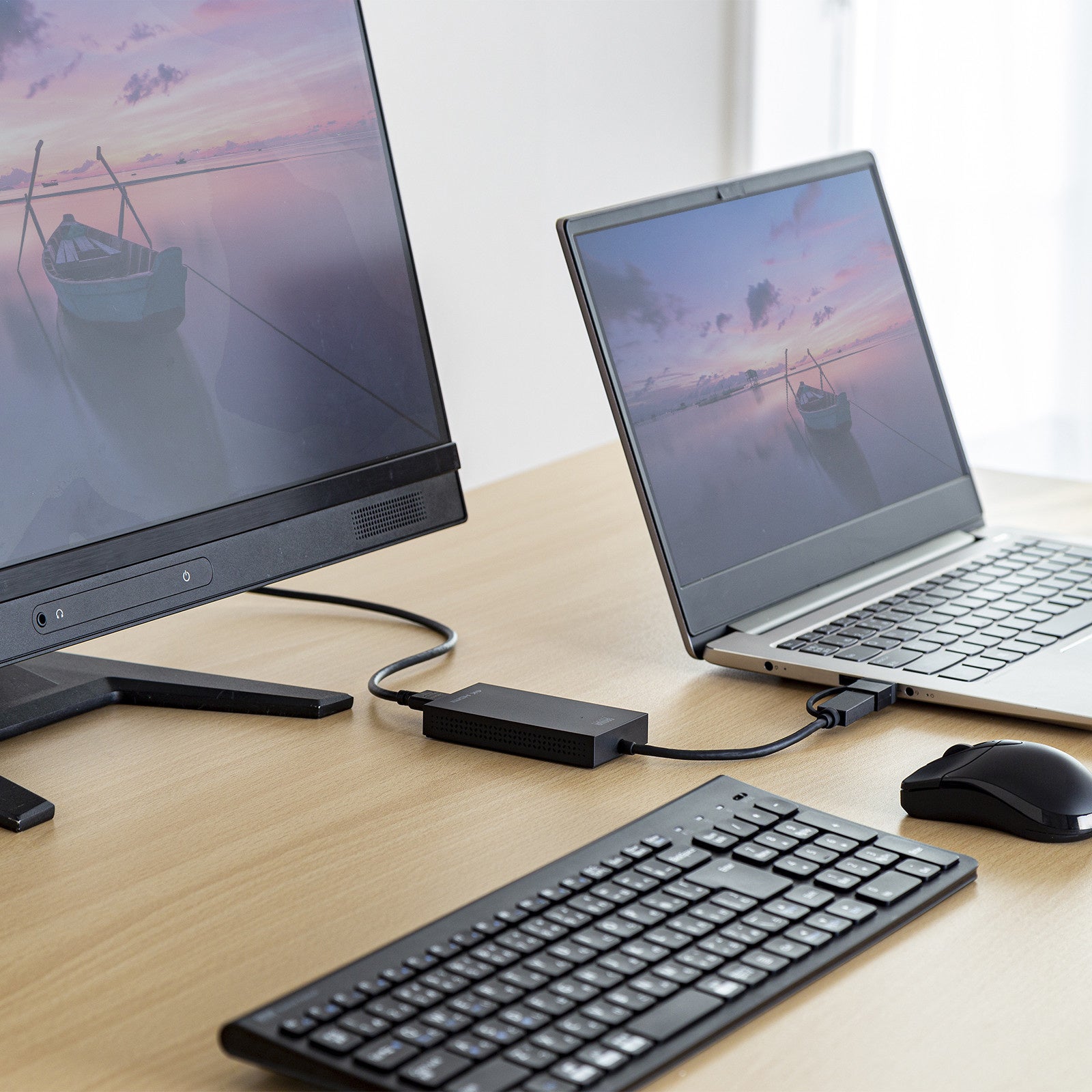 4K/30Hzに対応した、USB A/Type-C両対応のHDMIディスプレイアダプタを