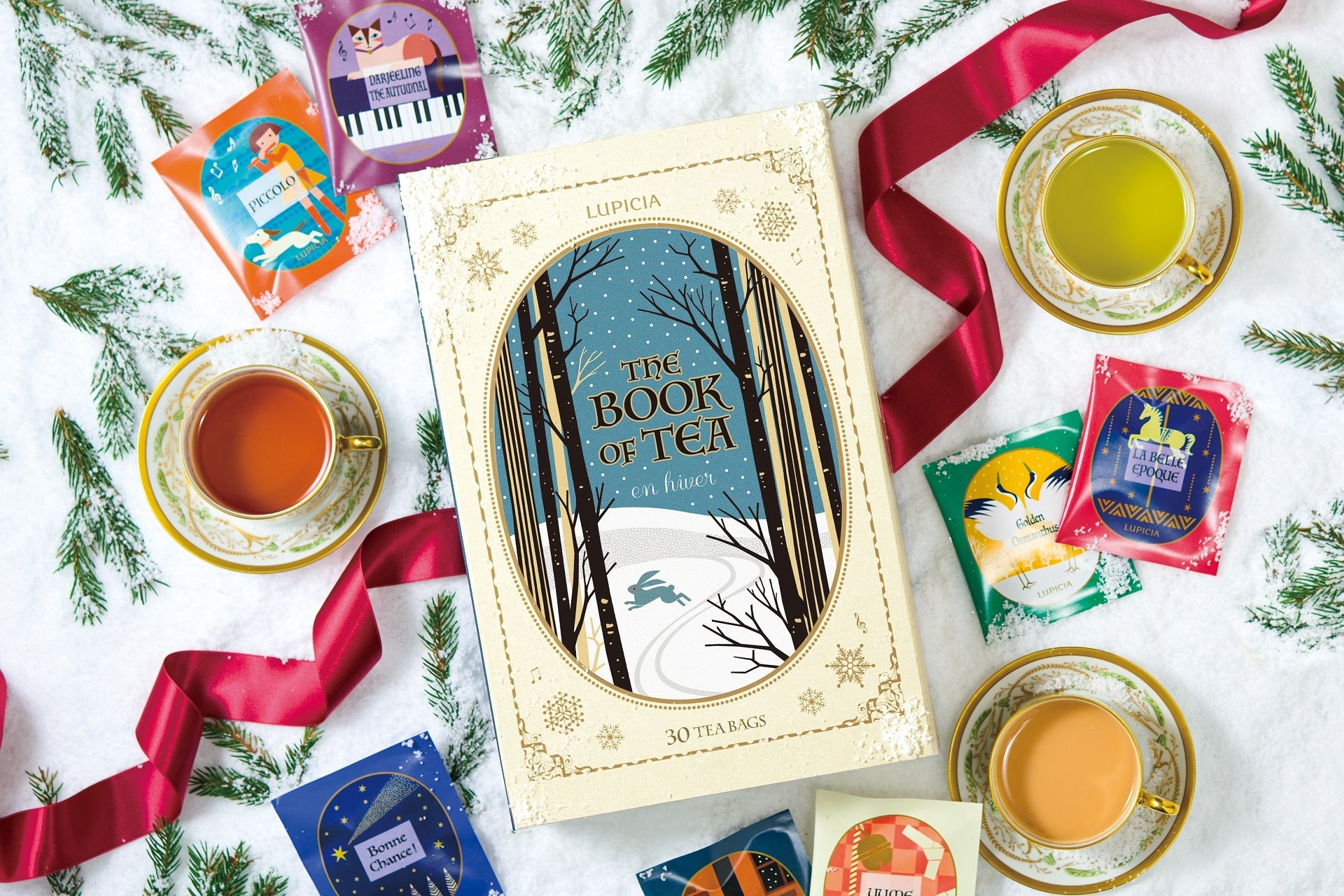 冬の調べをテーマにしたティーバッグ30種セット「ブック オブ ティー