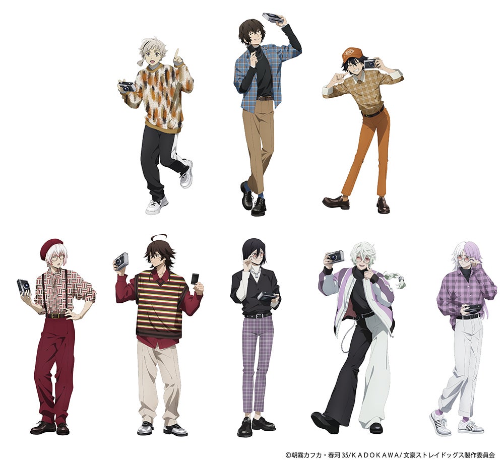 文豪ストレイドッグス』から、「撮影会」をテーマにカメラを手にした