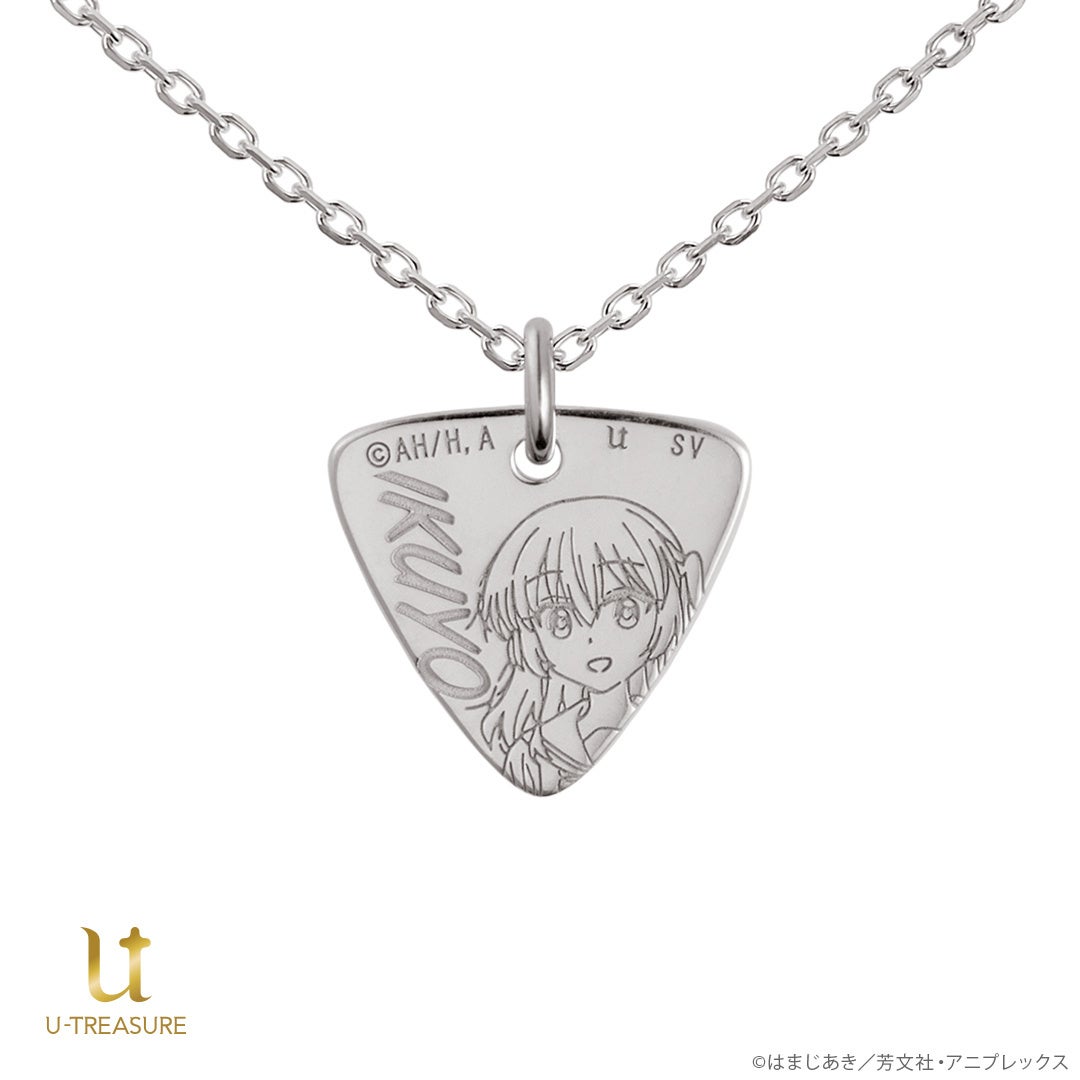 アニメ「ぼっち・ざ・ろっく！」ピック型ネックレス。「結束バンド」の