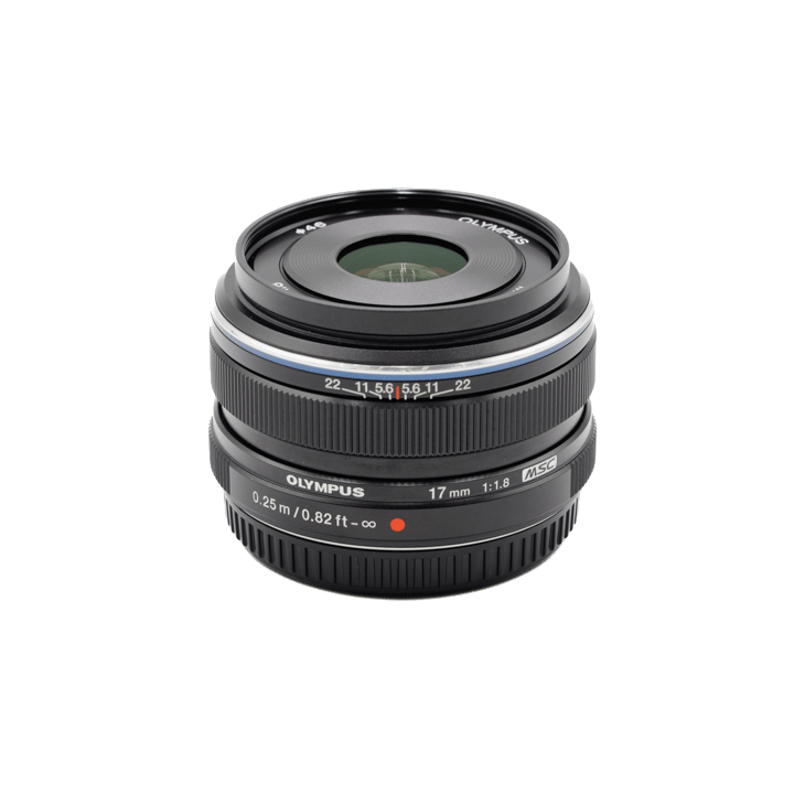レンタル - OM SYSTEM(OLYMPUS) M.ZUIKO DIGITAL 17mm F1.8 [ブラック