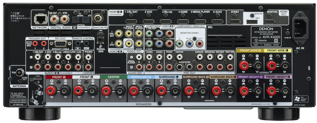 デノン ミドルクラスAVレシーバー AVR-X4000発売！ | 株式会社ディー