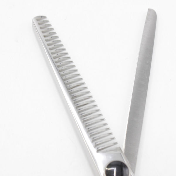 美品】光シザー T-37 セニング 6インチ メガネハンドル 38目U溝 約25