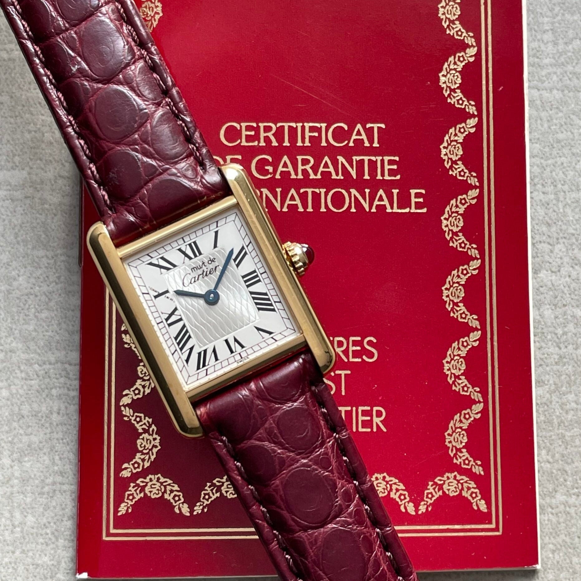 Cartier】カルティエマストタンク SM創業150周年記念1847本限定モデル