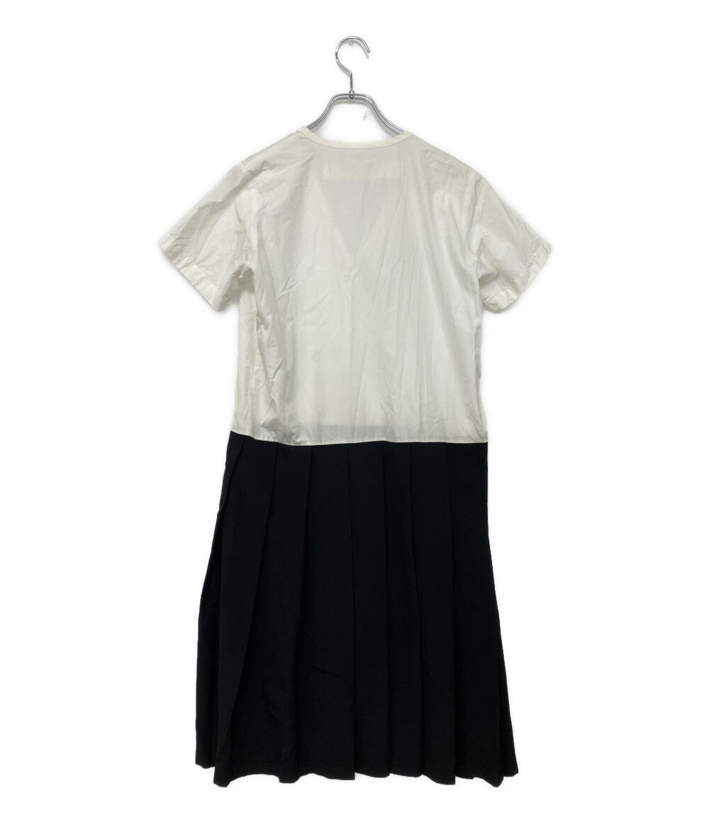 JUNYA WATANABE 半袖ワンピース バイカラー JO-100680 レディース SIZE