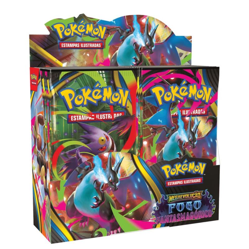 Booster Box - Mega Evolução Fogo Fantasmagórico - Original