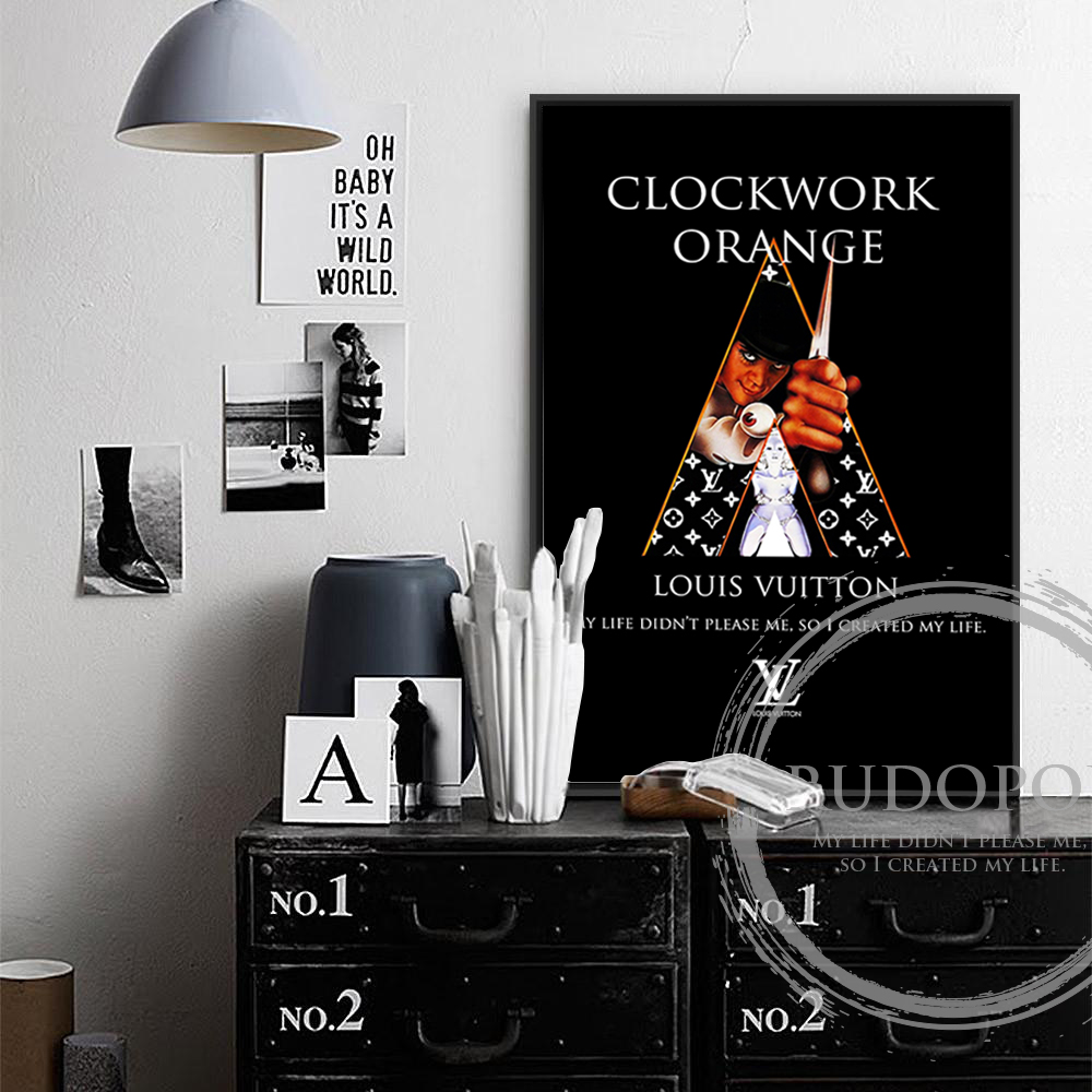 時計じかけのオレンジ ブランドオマージュアートポスター/RUDOPOP