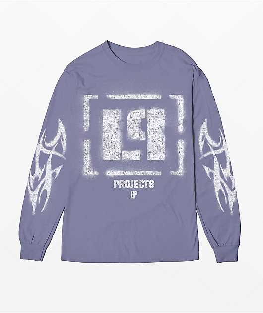 Brooklyn Projects x Linkin Park Stencil Blue Wash Long Sleeve T