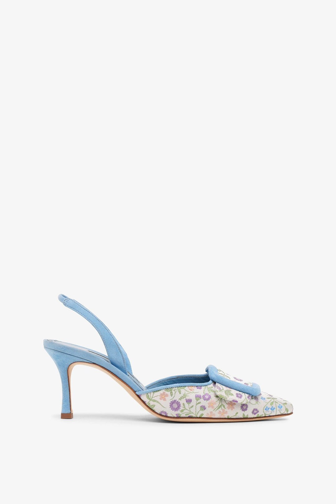 Manolo Blahnik | Mayslibi 70 floral slingbacks | Savannahs