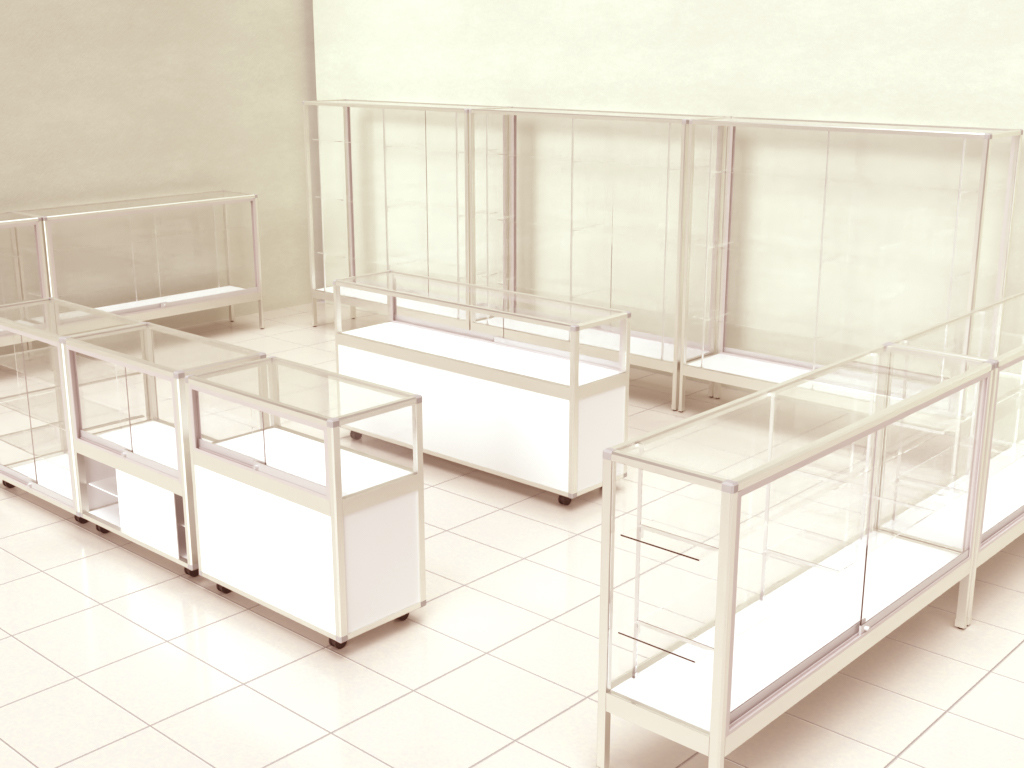 ガラスケース・アクリル什器陳列風景の紹介 - 株式会社泉美什器