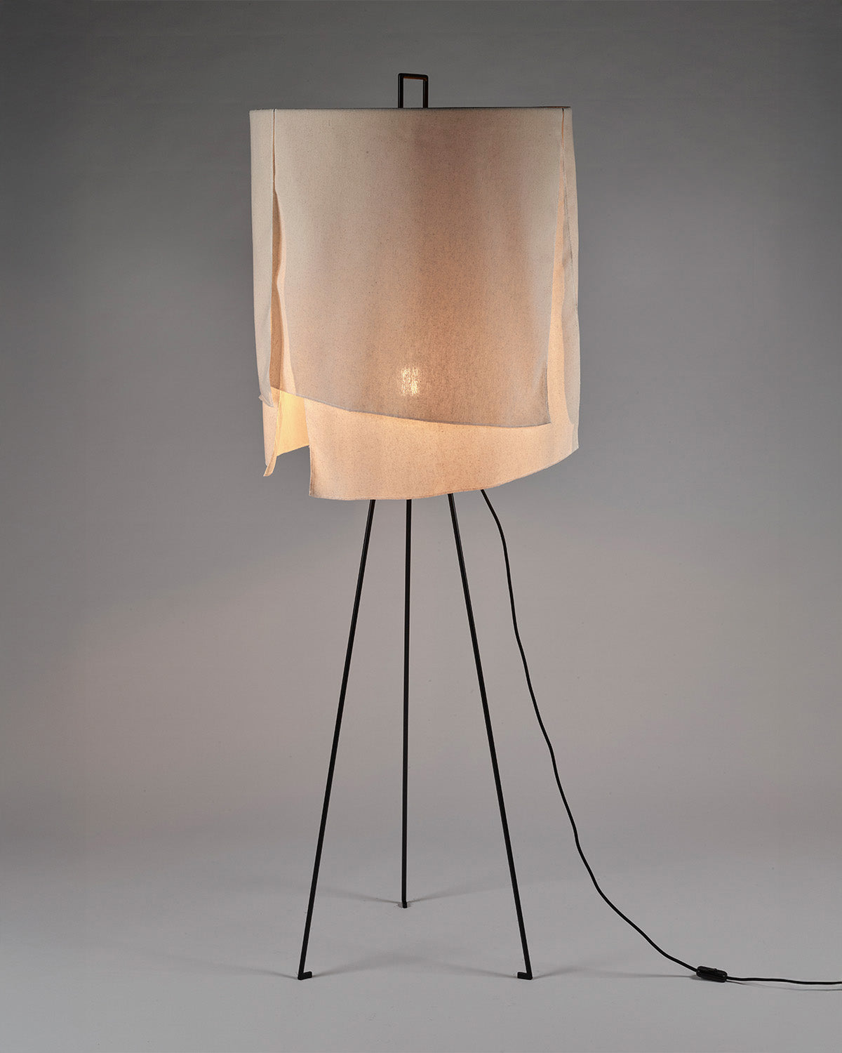 Standing lamp L black - beige Nomad – SERAX