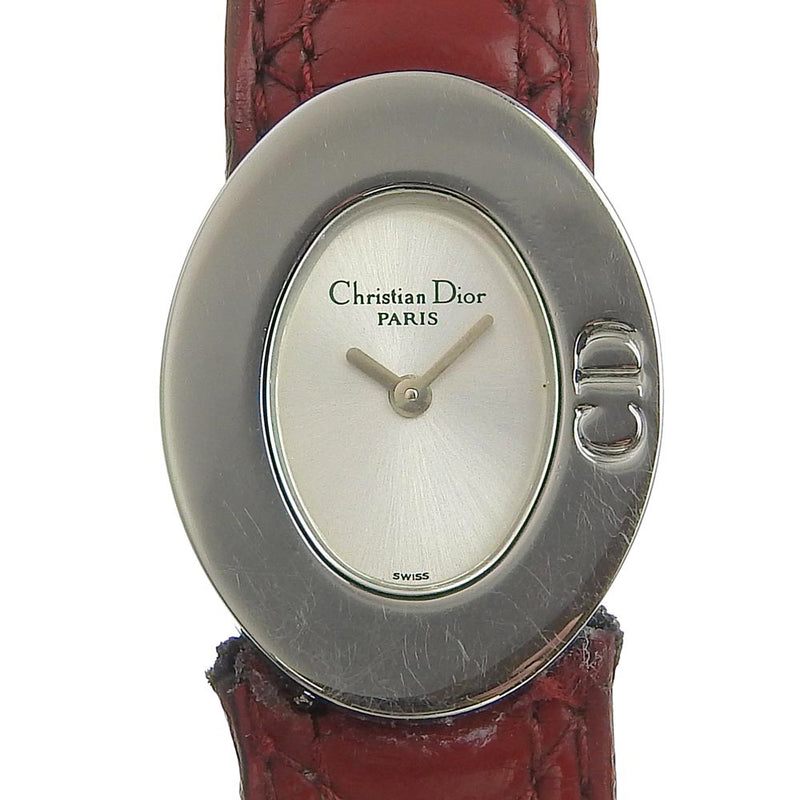 Dior] Christian Dior Lady Dior D90-100 Stainless Steel x Leather
