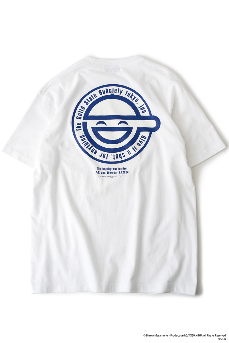 攻殻機動隊 STAND ALONE COMPLEX x Subciety incident TEE WHITE