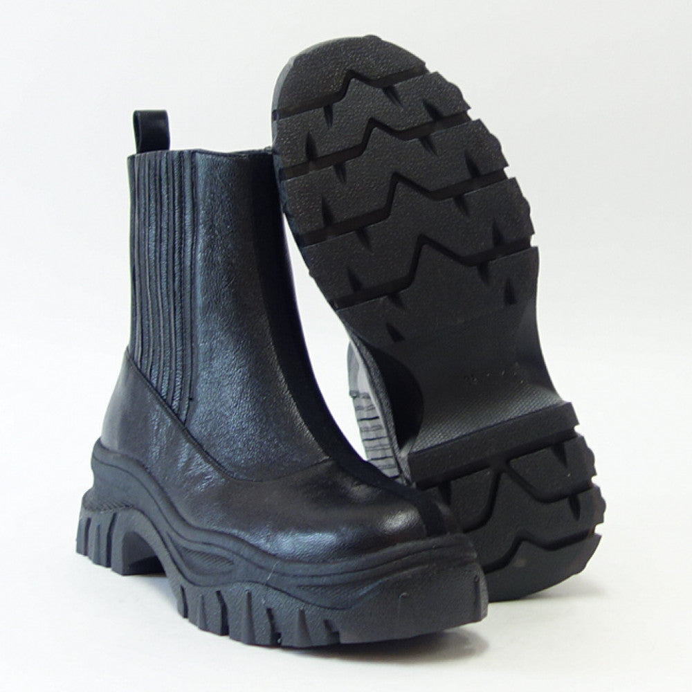 yuko imanishi ＋ ユーコ イマニシ＋ 716038 RINO ブラック サイドゴア