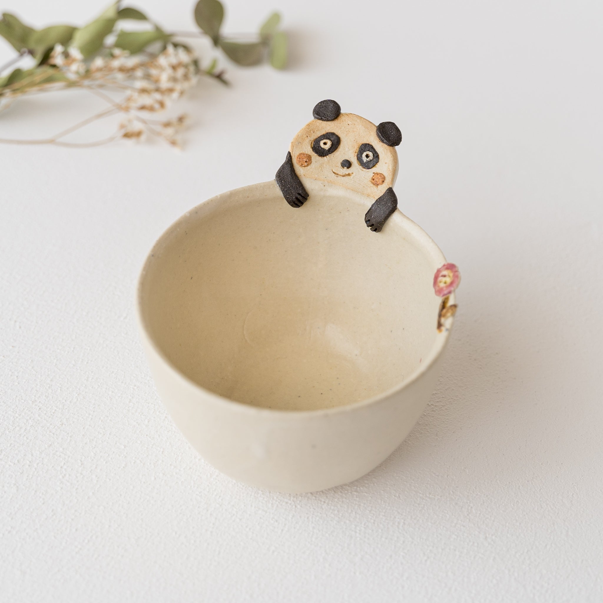 作家 山田裕恵 ヨーグルトカップ パンダ｜和食器通販 四季折折 – 四季