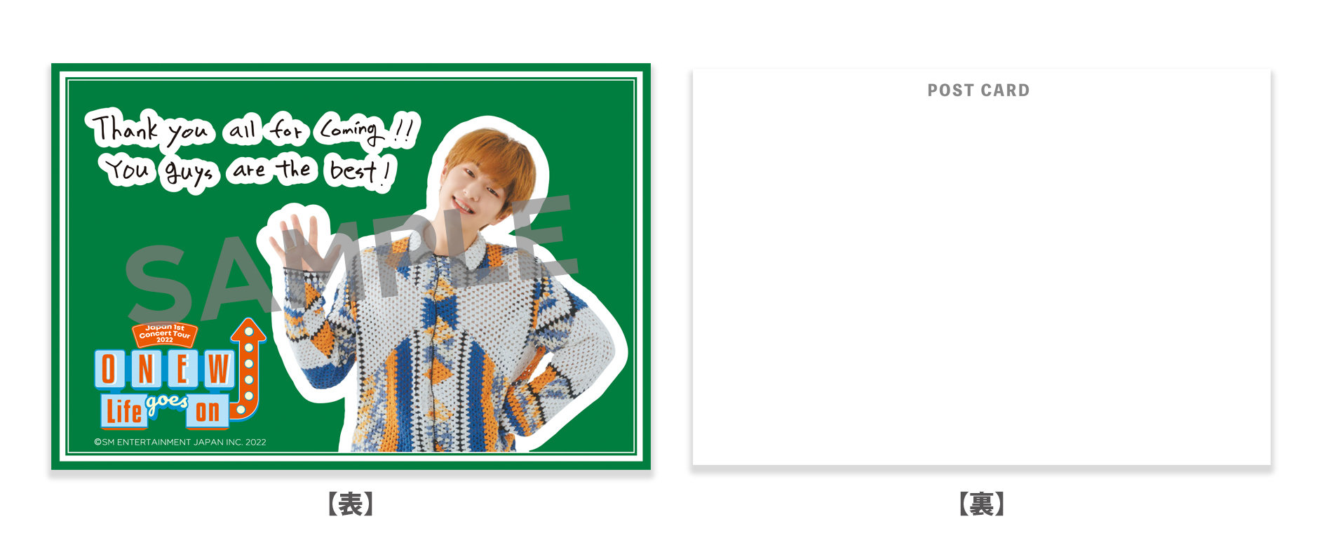 ONEW Japan 1st Concert Tour 2022 ～Life goes on～」グッズ販売が