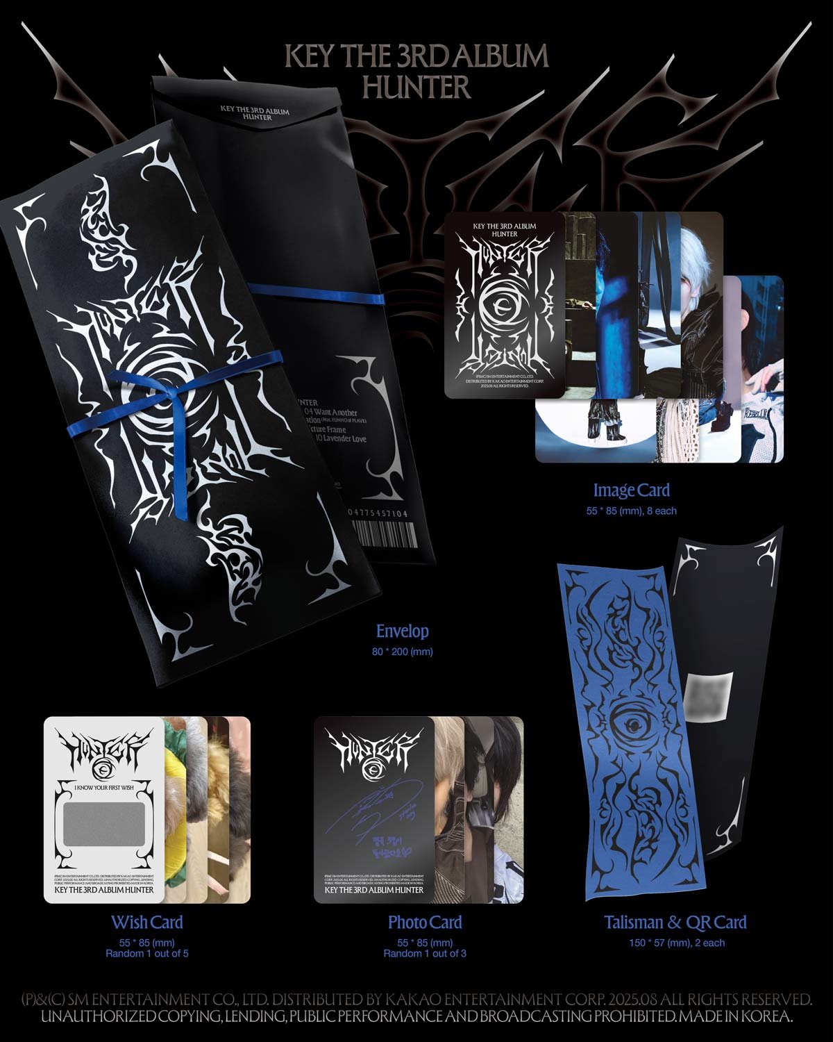 KEY The 3rd Album『HUNTER』、UNIVERSAL MUSIC STOREとWeverse Shopに