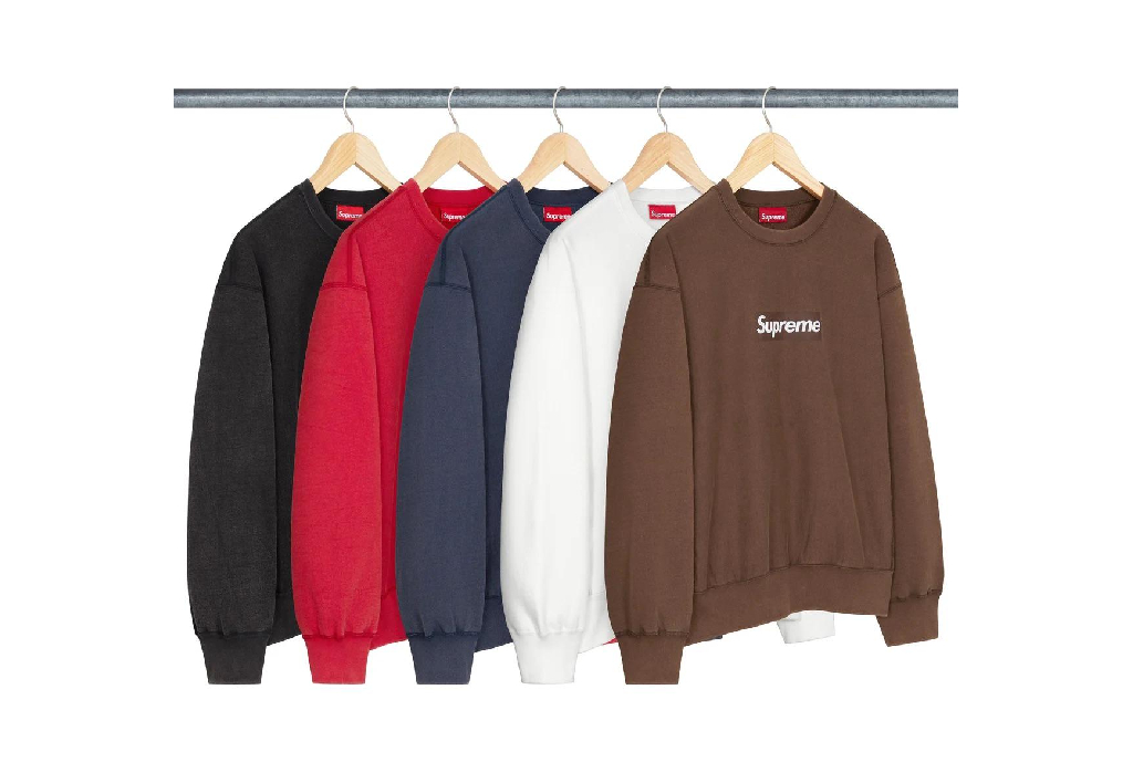 Supreme Washed Box Logo Crewneck 25SS Week3 [Release Date/Price