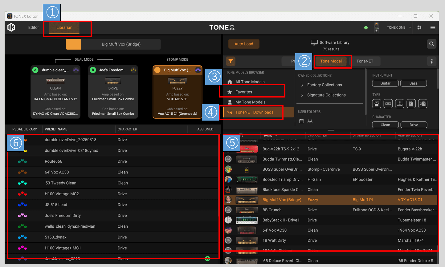 TONEX ONEの使い方│TONEX EditorやTONENETでのダウンロード│本体操作
